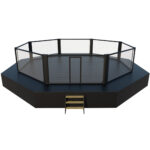 MMA Cage with sidewalk